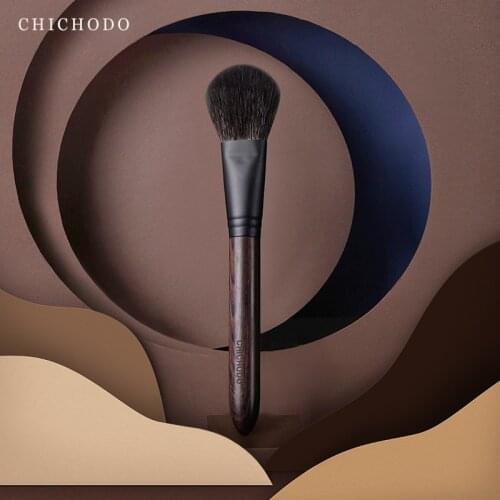 CHICHODO Makeup Brush-Ink Painting Series Top Animal Hair Make Up Brushes-Goat Hair Blush Brush-cosmetic tool-facial pen-J320