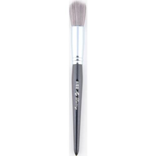 1 piece 017 Buffing Makeup Brushes Highlighter Blusher Powder contour Synthetic hair Wood handle Professional Make up tools