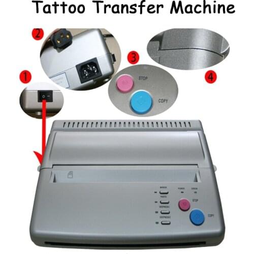 Tattoo transfer machine essence transfer machine tattoo thermal copier printing transfer with English manual I17