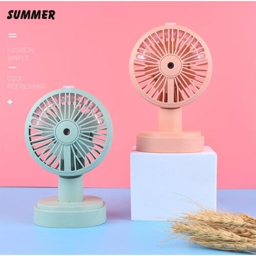 Mini Fan Cooling Portable Water Spray Mist Fan Electric Usb Rechargeable Handheld Air Conditioning Humidifier Fan Outdoor#dg4