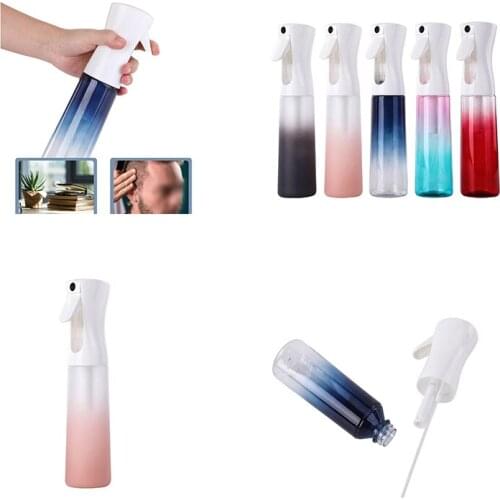 Hair Spray Misting Refillable Bottle Ultra Fine Continuous Gradient Mist Sprayer For Hairstyling Cleaning Plants Skin Care 300ml