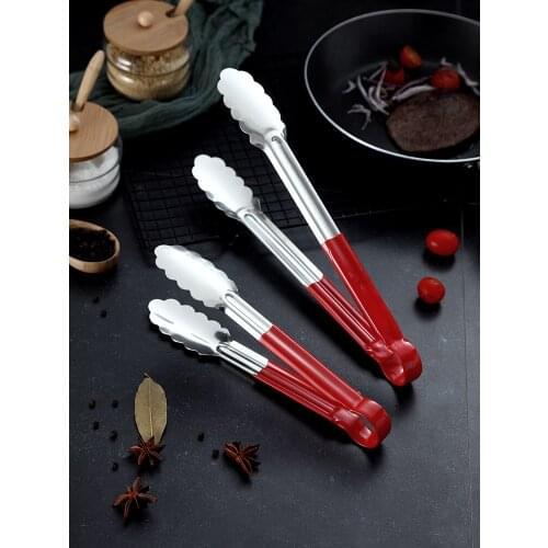 Stainless Steel Food Clamp Household Kitchen Steamed Stuffed Bun Anti-Scald Insulation Clip BBQ Clamp Barbecue Food Clip