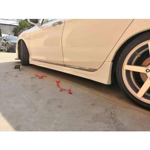 Suitable For 14-15 Honda Ninth Generation Accord Modified Front Shovel Side Skirt Carbon Fiber Pattern Small Surround