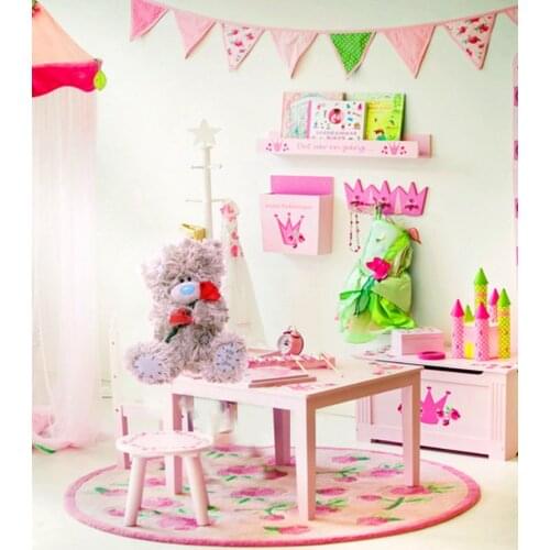 Pink Room Cartoon Animal Living Room for Children Photography Backdrops Photo Props Studio Background 5x7ft