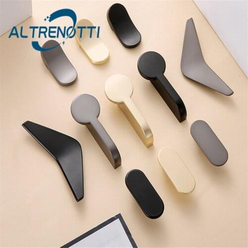 Cabinet Furniture Handle Zinc Alloy Home Hotel Metal Closet Wardrobe Drawer Dresser Cupboard Nordic Door Pull Knob Hardware