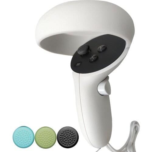 Silicone Thumb Stick Grips Cover Caps For Oculus Quest 2 VR Controller Thumbstick Caps For Oculus Quest 1 2 Rift S VR Accessorie