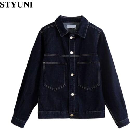 Женские джинсовые куртки STYUNI China At AliExpress