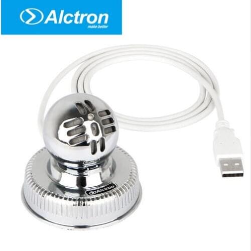 Alctron U6 USB condenser studio microphone just plug and play, application in various environment, standard USB connector