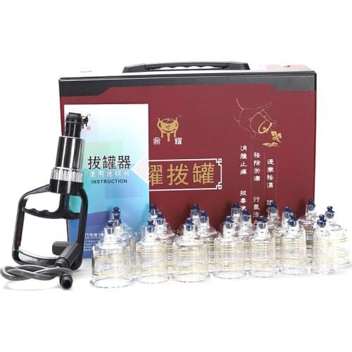 Massage Body Cups Suction Cups Massage Jars Vacuum Cupping Set Plastic Suction Therapy Cupping Set Vacuum Cans For Massage New