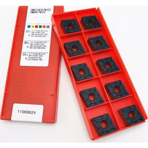 High quality super hard material CNMG160608 PM4225 CNC lathe can process stainless steel parts. Lathe tool CNMG 160608