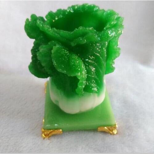 Chinese cabbage earns money creative furniture Chinese style living room resin crafts penholder study arts decoration statues
