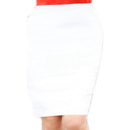 Xs m xxl xl skirt occupation black white Women Office Formal Pencil Casual Sexy Slim High Waist Skirts all-match