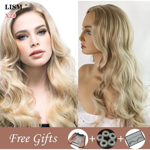 Perruque Femme Naturelle Cosplay Wavy Wig Peruca Loira Peluca Mujer Pelo Natural Brown Blonde Lolita Long Punk Gothic Wigs