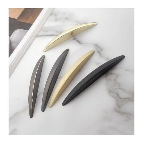 1PCS Light Luxury Zinc Alloy Cabinet Handles Wardrobe Drawer Knobs Door Closet Dresser Pulls Furniture Hardware