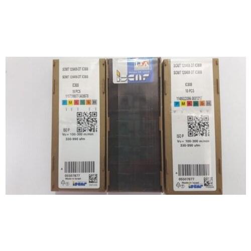 10PCS CARBIDE INSERT SOMT120408-DT IC808