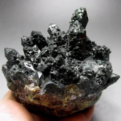 1600g Elestial Prasem Green Scepter Quartz - crystals and stones healing Mineral specimen Home Decor feng shui XX0428/01