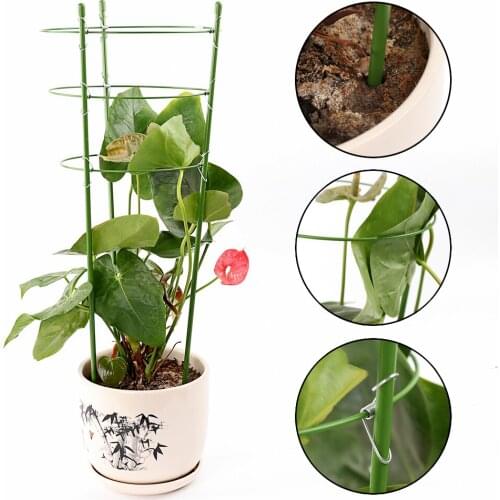 45cm Flower Plants Climbing Rack Support Shelf Rattan Frame Garden Plastic Flower Pot Bracket Garden Care Supplies