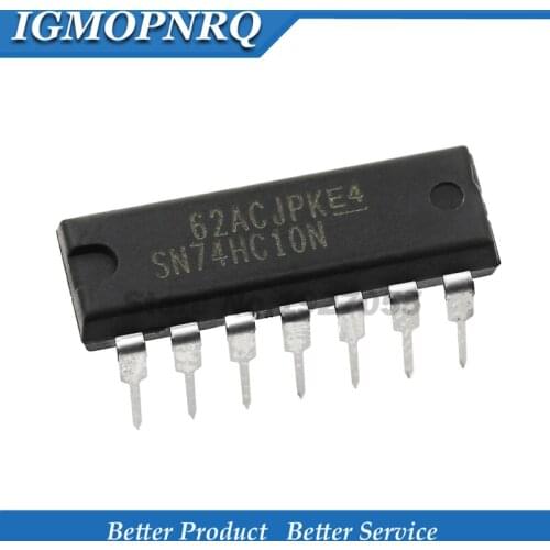 10pcs SN74HC14N 74HC14 SN74HC14 DIP-14 Inverters Hex Schmitt-Trigger new