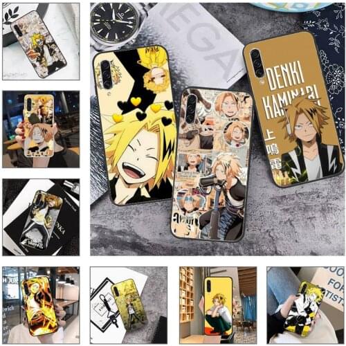 Denki Kaminari My Hero Academia anime Phone Case For Samsung galaxy A S note 10 7 8 9 20 30 31 40 50 51 70 71 21 s ultra plus