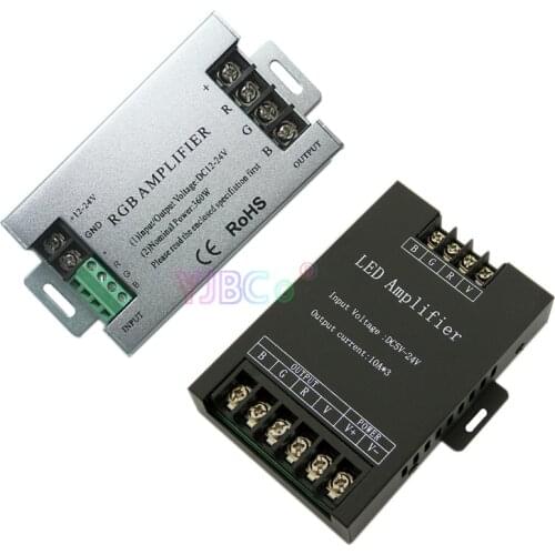 DC5-24V Iron shell 360W RGB led Amplifier Controller Signal Repeater 360W for 3528 /5050 RGB Led strip light