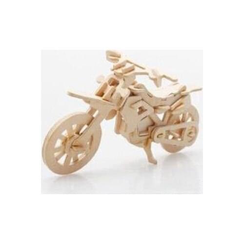 Wildlebend 3D Wooden Puzzle-Motorcycle