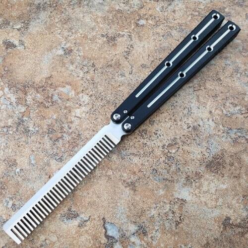 The One Blue Sea High-End Integrated Aluminum Handle Comb D2 Blade High Hardness Outdoor Hunt And Camp Survival Pocket Tool