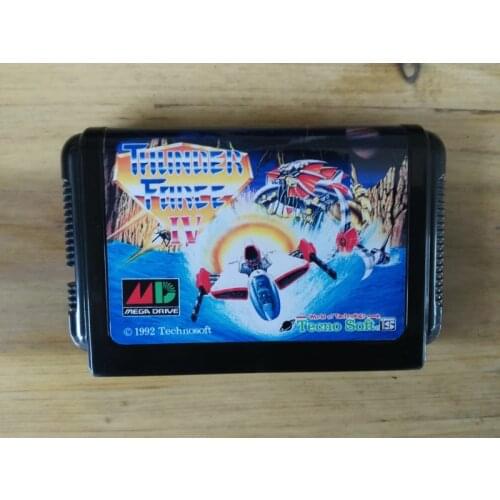 MD Game : Thunder Force IV 4 ( Japan Version!! )