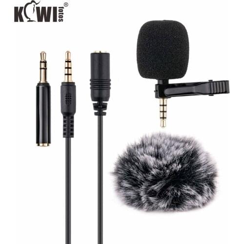 Compact Unidirectional Condenser Microphone for Video Vlog Camera Camcorder Tablet Smart Phone Laptop Conference Voice Recording