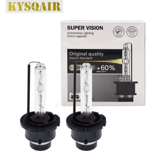 KYSQAIR 2PCS 35W D2S D2R Xenon Light Bulb 3000K 4300K 5000K 6000K 8000K HID Lights Lamp 55W D2S Car Headlight For Lexus Toyota
