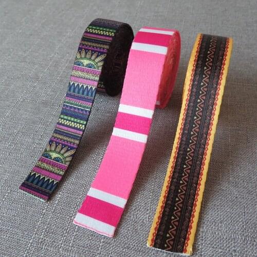 1 Yard Width 1 Inch 25mm Printed Ribbon Webbing Backpack Bag Belt Strap Rope Dog Pet Collar Leash Harness Garment DIY Accessory