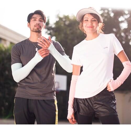 OhSunny Summer Outdoor Professional Anti-UV Arm Sleeves UPF 300 Sun Protection Hand Cover CoolChill Light Soft Driving Cycling