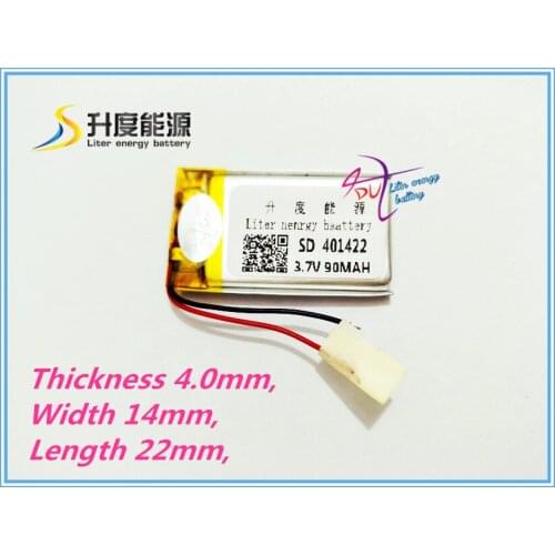 Best battery brand Wholesale 041422 3.7V 90mah Lithium polymer Battery with Protection Board For GPS Bluetooth Digital Products