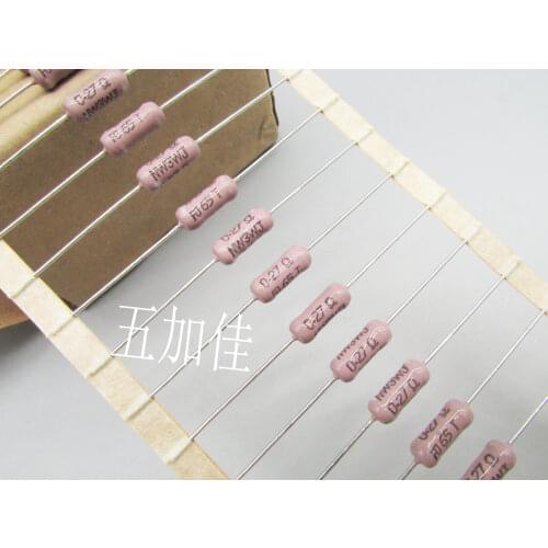 Original New 100% NWS03JR270A040NH 3W 0.27R 5% high-power heat-resistant non-inductive wire wound resistor 5X13MM (Inductor)