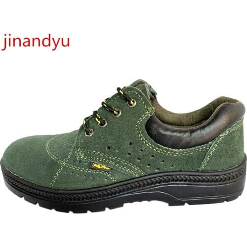 Casuales Suede Work Safety Shoes Indestructible Work Shoes Men Safety Steel Toe Indestructible Shoes Male Security Safty Boots