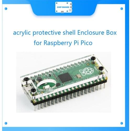 Yahboom 2.5mm Professional clear acrylic case new transparent acrylic protective shell Enclosure Box for Raspberry Pi Pico