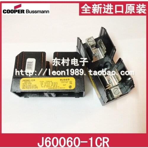 [SA]United States BUSSMANN fuse holder J60060-1CR J 60060-2CR 60A 600V fuse holder--2PCS/LOT