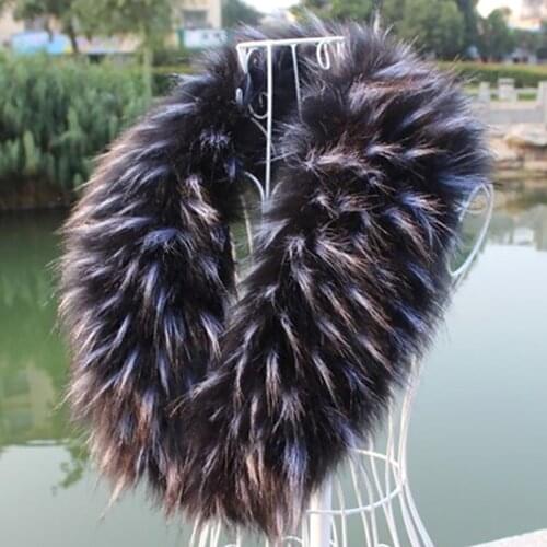 Faux Fur Scarf Long Jackets Coat Collar For Women Winter Warm Solid Color Soft Plush Shawl Collar Wrap Scarves 100CM