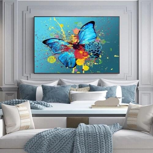 Modern Graffiti Wall Art Canvas Prints Colorful Abstract Wall Paintings Animals Pictures For living Room
