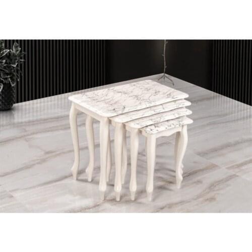 Modern Marble White Lükens Zigon Coffee table Pad coffe table