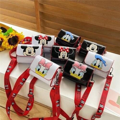 Disney Mickey mouse Girls messenger bag 2020 new fashion small bag children shoulder bag boy and girl Minnie coin bag
