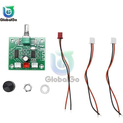 XH-A158 ultra clear Bluetooth 5.0 power amplifier board pam8403 small power DIY wireless speaker amplifier board 5W*2