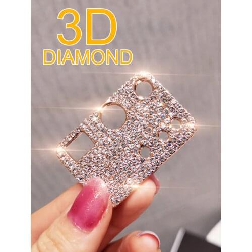 Camera Lens Protector for Samsung Galaxy S21 Plus Ultra Case for Samsung S20 Plus Note 20 Ultra Cover 3D Diamond Lens Protective