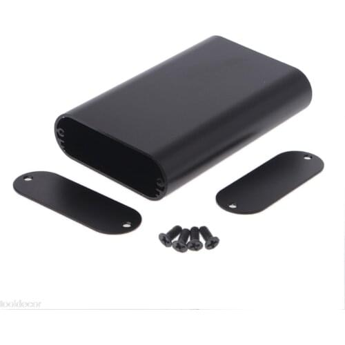 1PC Aluminum Enclosure Project Box Ellipsoid Case 110*70*24mm for PCB DIY Electronics Enclosure -B119
