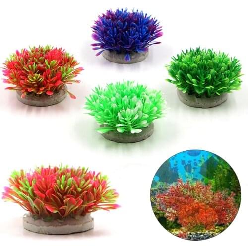 1PC Lanscaping Ornaments Plastic Plants Aquarium Decoration Water Grass For Fish Tank