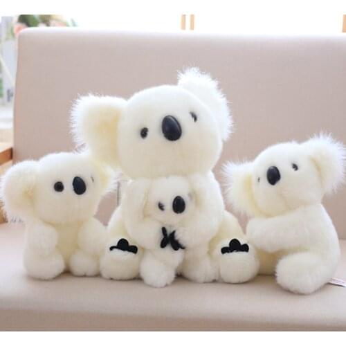 28CM Lovely Mother and Baby Koalas Plush Toys Kawaii Stuffed Koalas Animals Dolls Kids Toys for Children Birthday Gifts