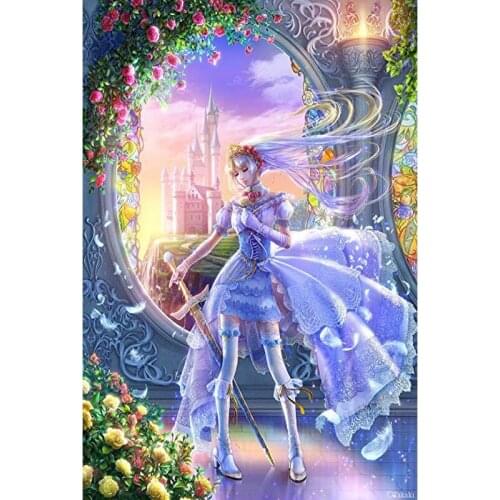 5D DIY square round Diamond Painting Beauty warrior Cross Stitch Diamond Embroidery Pattern Rhinestone home decor J0509