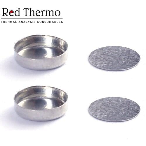 40 µL Aluminum Sample Pans and Covers for PE 0219-0041/0219-1072 /0219-1073 PerKinElmer DSC analysis pan Red Thermo100pcs/lot