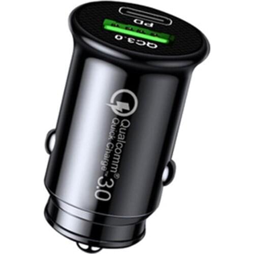 Quick Charger3.0 USB Car Socket dapter Charge Type C PD3.0 Dual USB Multifunction Fast Charging Car Phone Charger for Car Truck