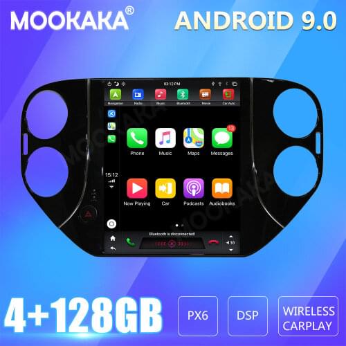 For Volkswagen Tiguan 2007-2016 Tesla Screen Android Px6 Car Multimedia Stereo Player Carplay GPS Navigation Head Unit DVD