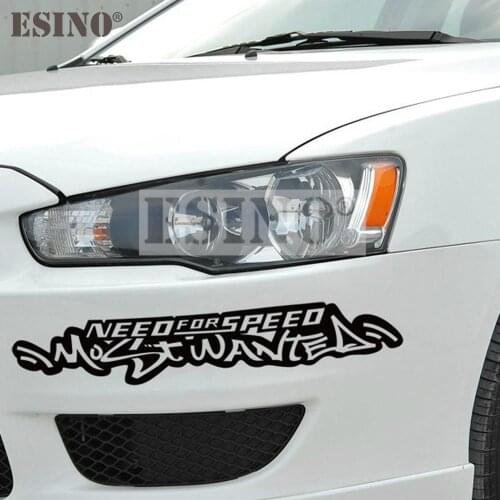 Newest Creative Need For Speed Most Wanted Sticker Car Decoration Decals Small Size for Volkswagen BMW Benz Opel Peugeot Renault